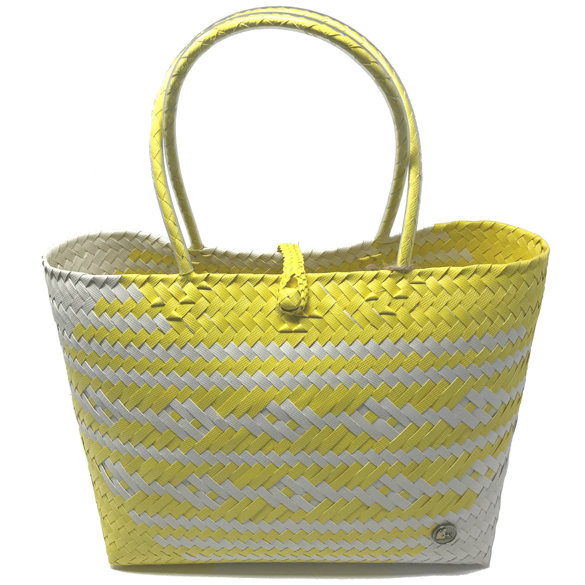 Everyday Tote Bag - Yellow & White