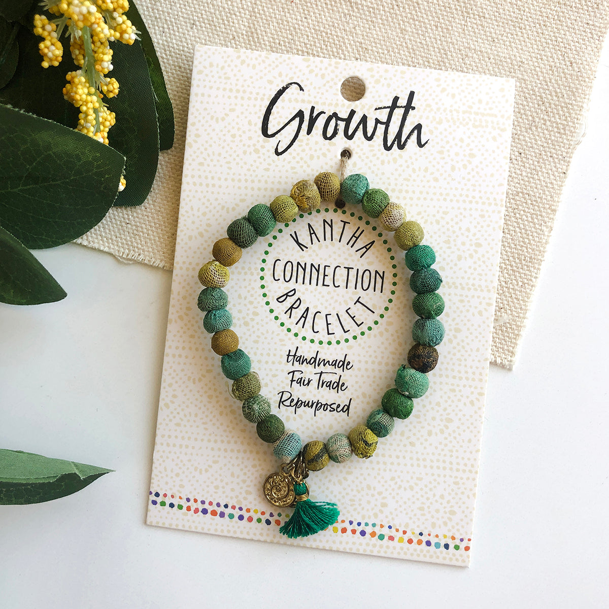 Kantha Connection Bracelet - Growth