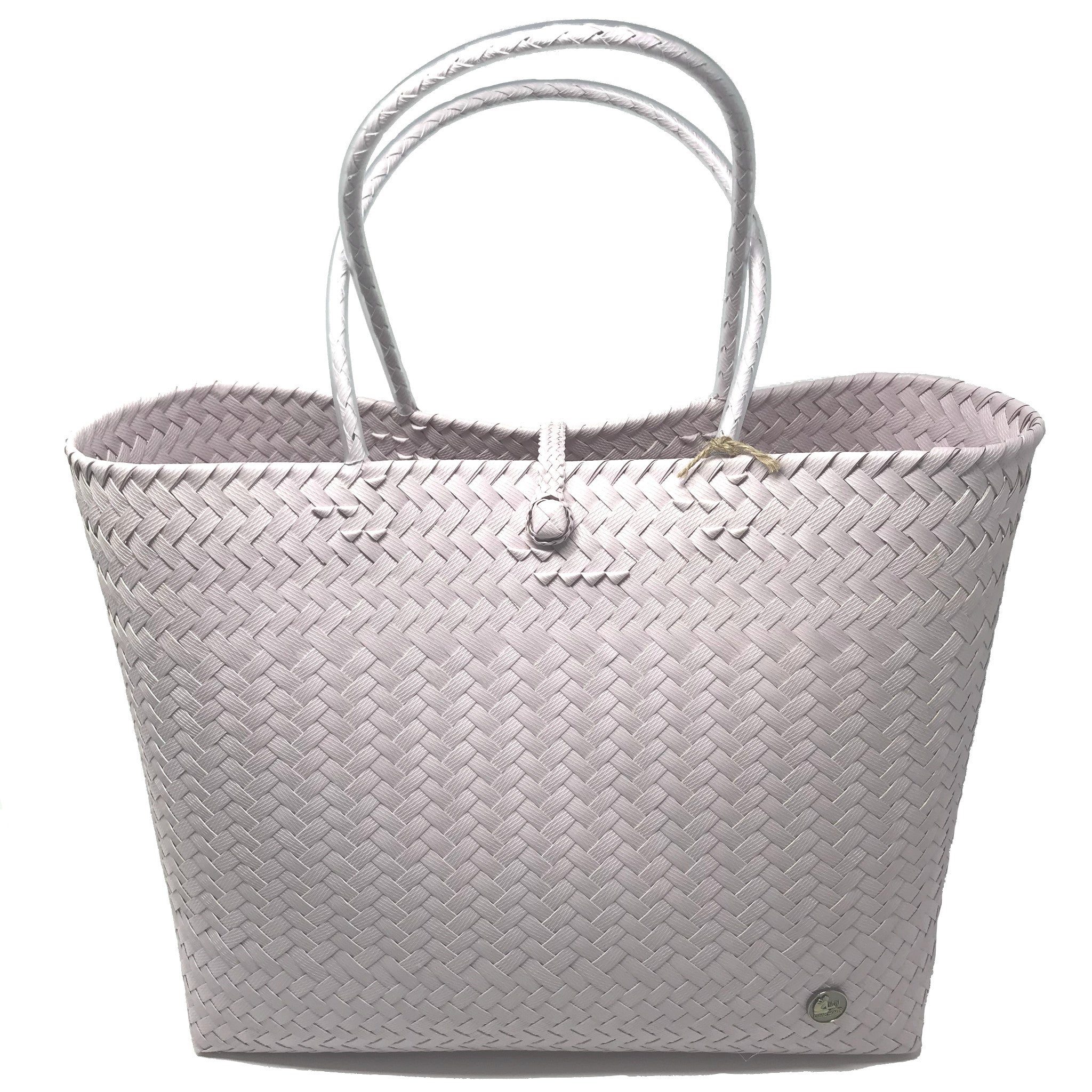 Lilac large size tote bag facing the front.